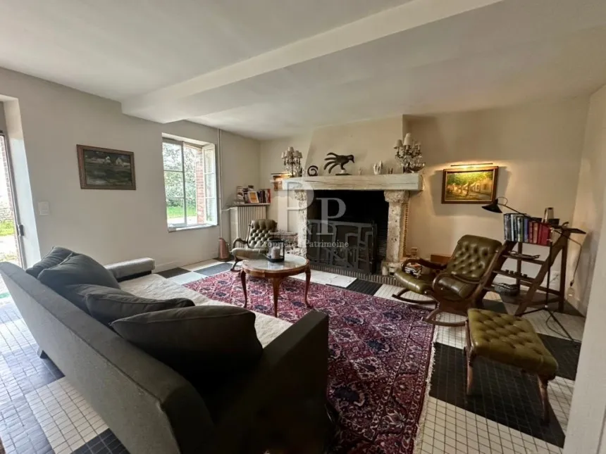 Séjour - Propriété de Charme avec Deux Maisons dans la Vallée de l’Eure