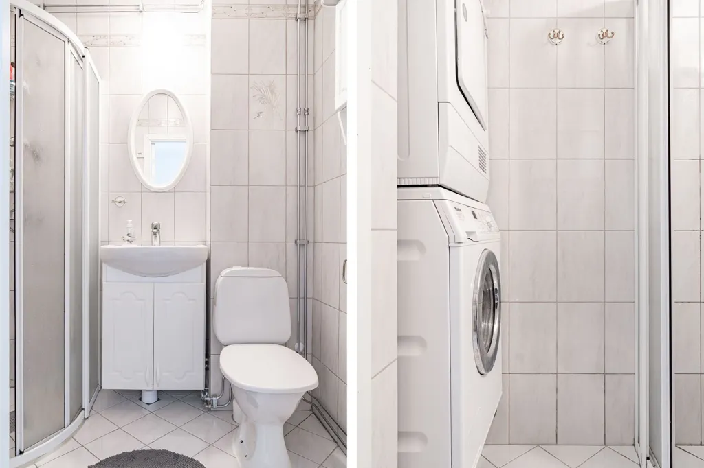 Salles de bain - Apartment with West-Facing Balcony in Elineberg