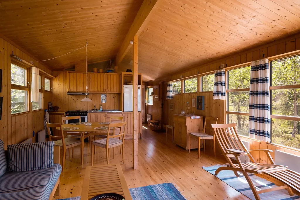 Séjour - Architectural Cottage with Sea View on Muskö