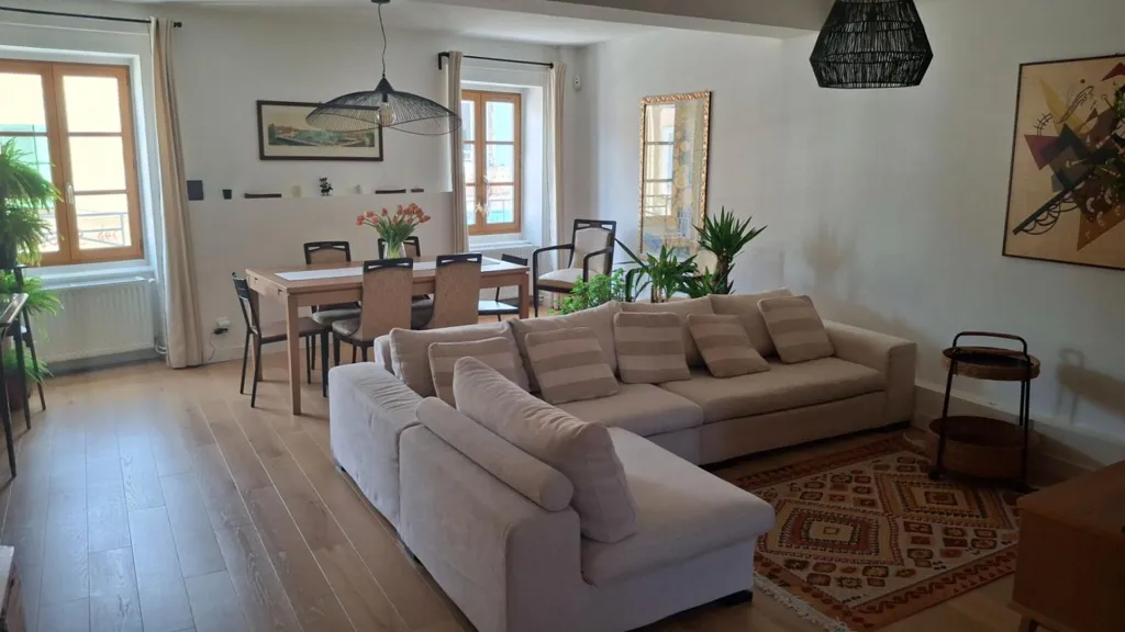 Séjour - Duplex T4 Centre Ville Brignais avec Terrasse