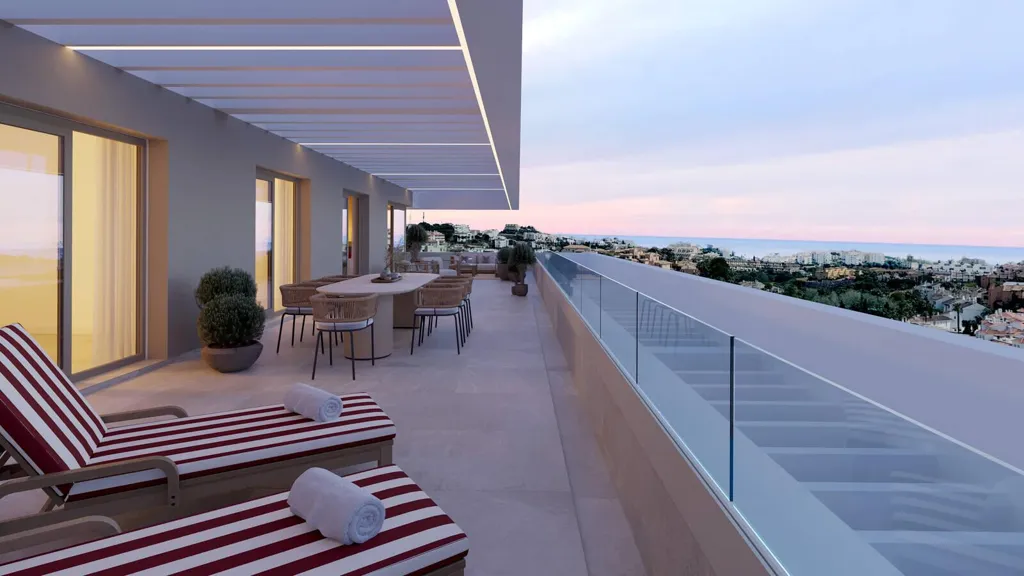 Terrass - 1-Bedroom Apartment with Sea View in Mijas