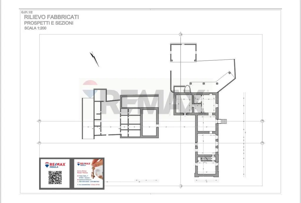 Plan - Buildable Land with Panoramic View in Monte Furru, Sassari