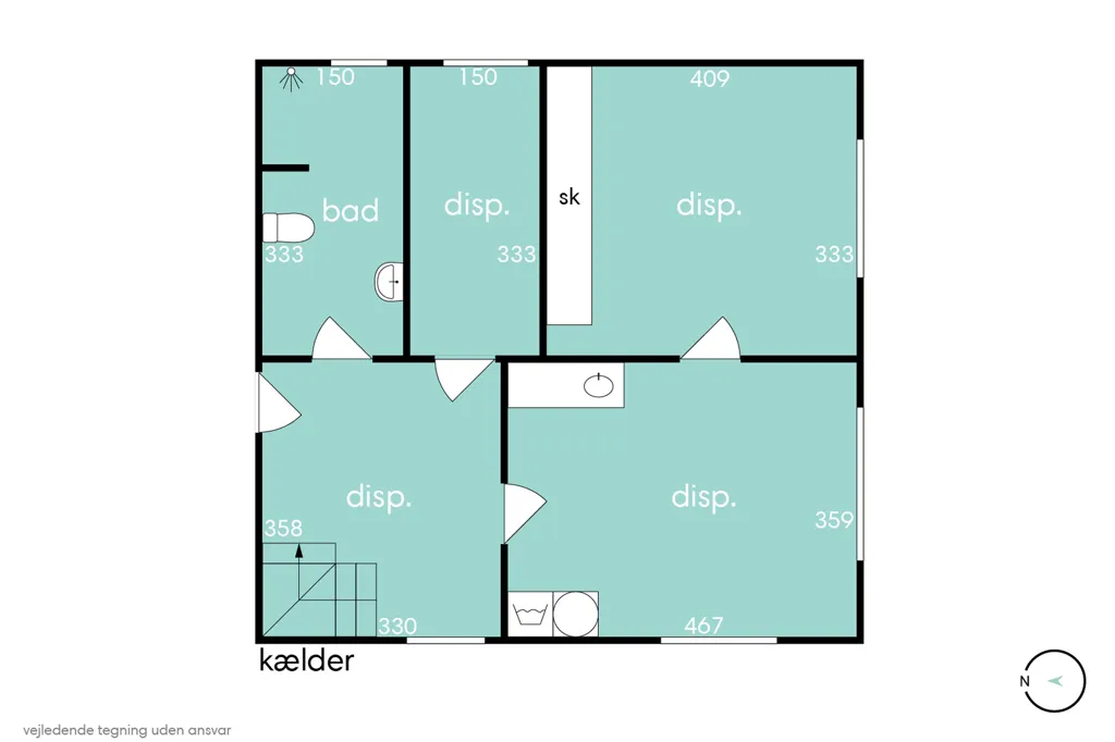 Maison 4 pièces à Tranbjerg J