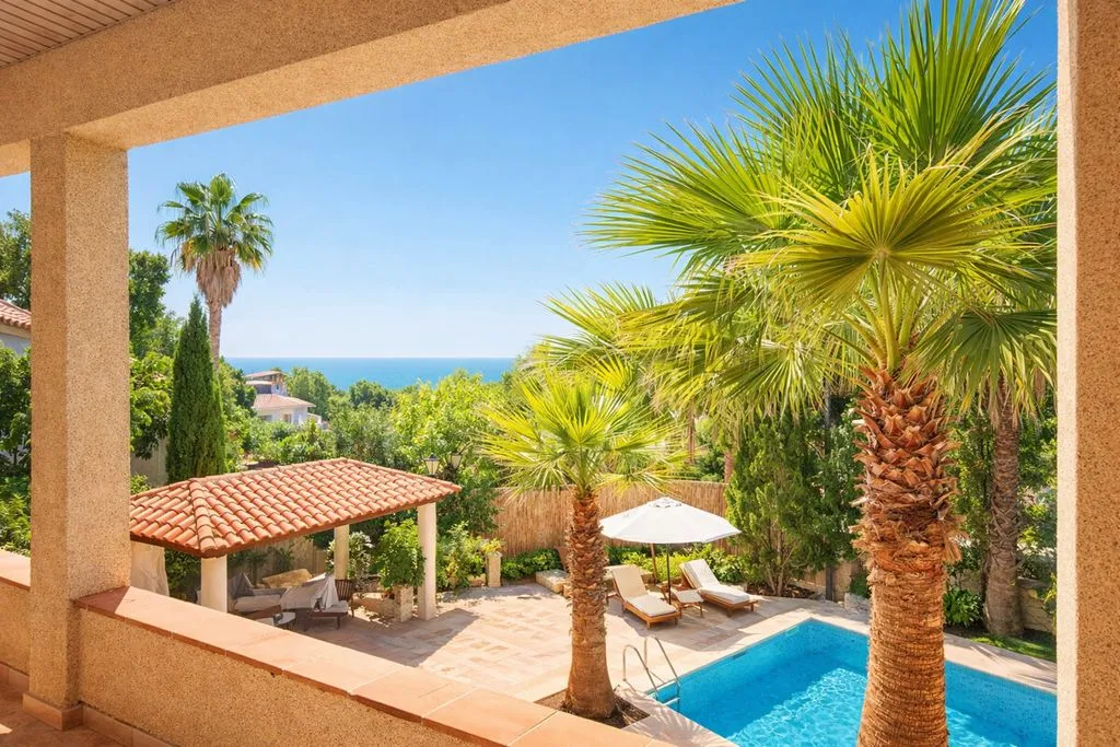 Piscine - Luxury Villa with Sea View in Bendinat