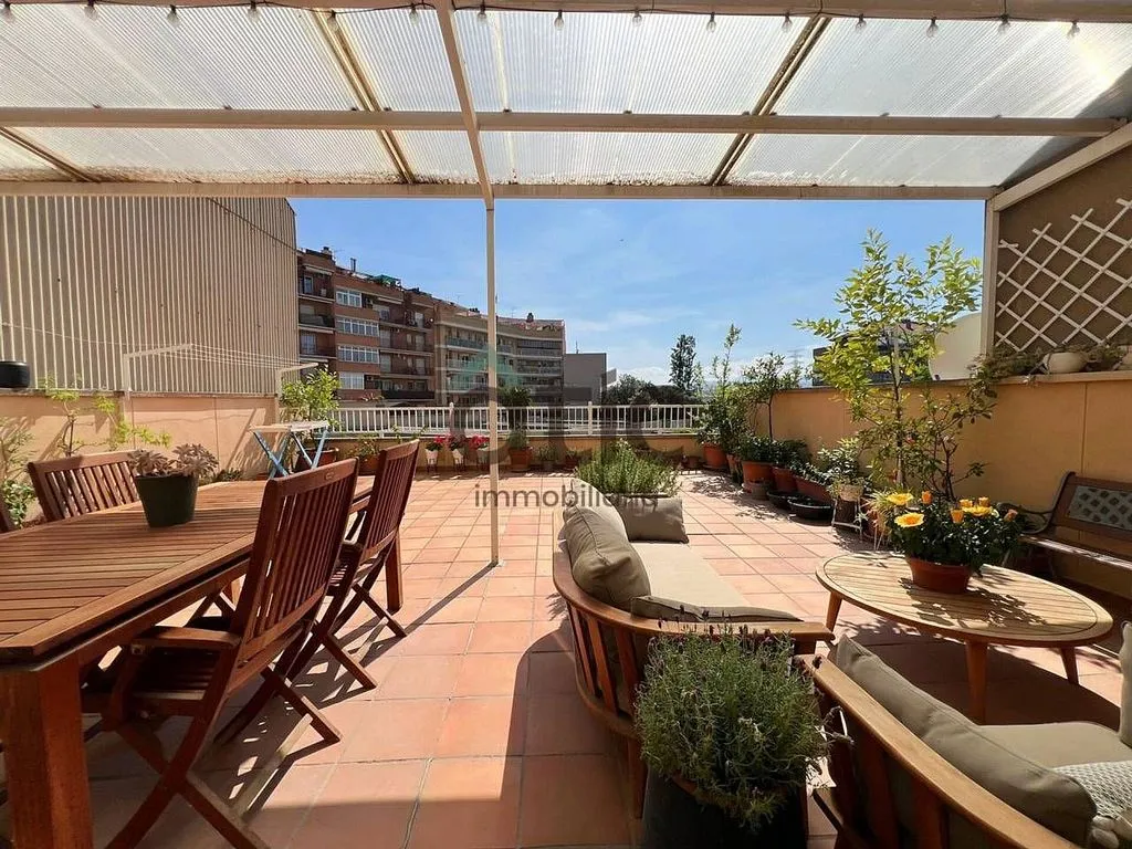 Terrace - Ground Floor Flat with Terrace in Manresa
