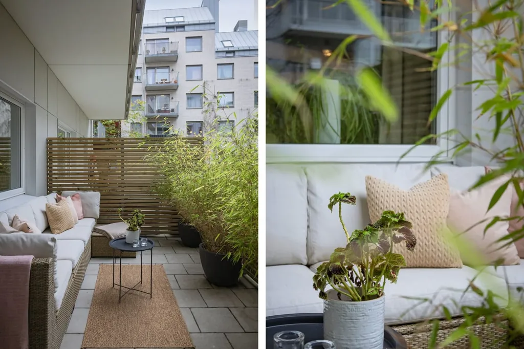 Balcon - Modern Two-Bedroom with Garden in Central Malmö