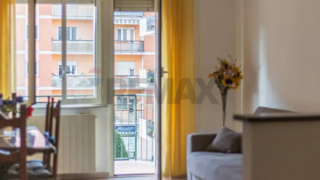 Living Room - Apartment with Balconies in Cappuccini, Viterbo