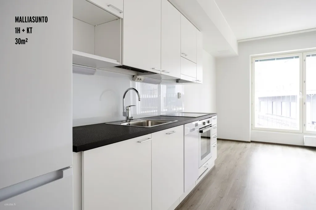 Köök - Modern Flat with Glazed Balcony in Finnoo