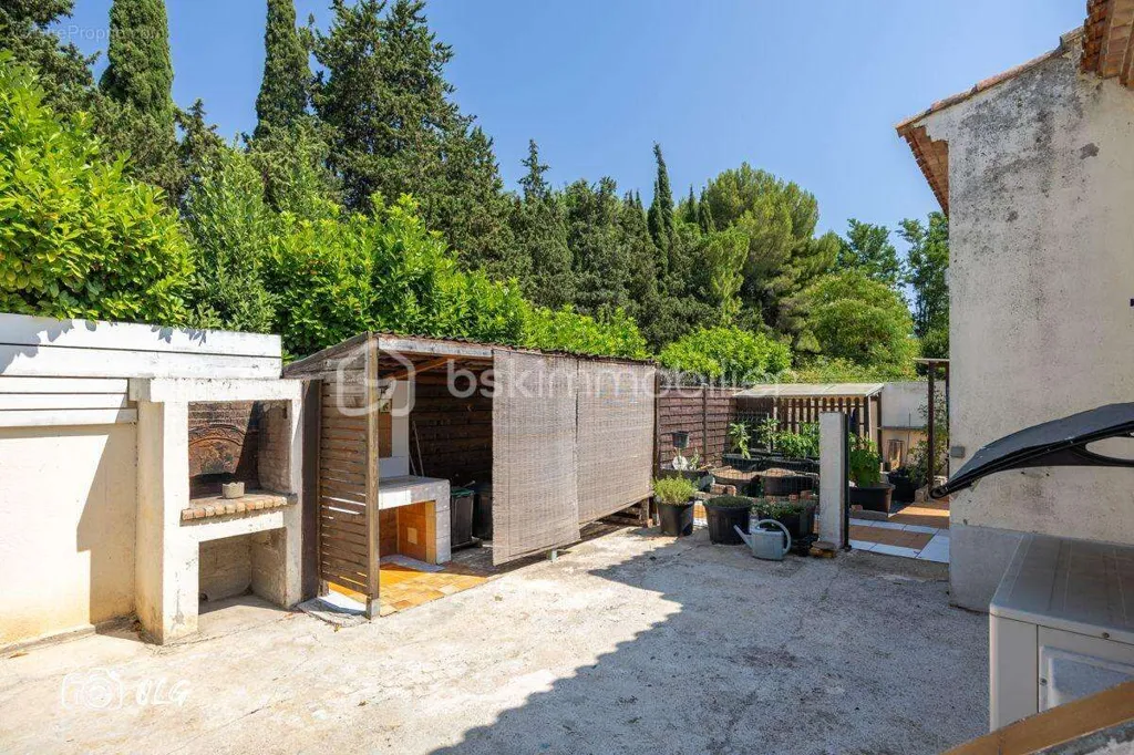 Jardin - Villa avec Studio Indépendant à Lansargues