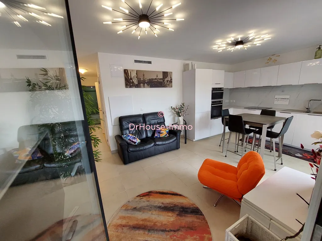 Séjour - Appartement avec Terrasse et Vue sur la Baie à Carry-Le-Rouet