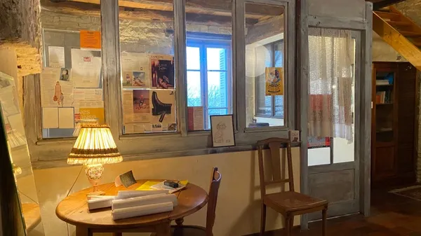 Sala da pranzo - Village House with Granges in Sarry