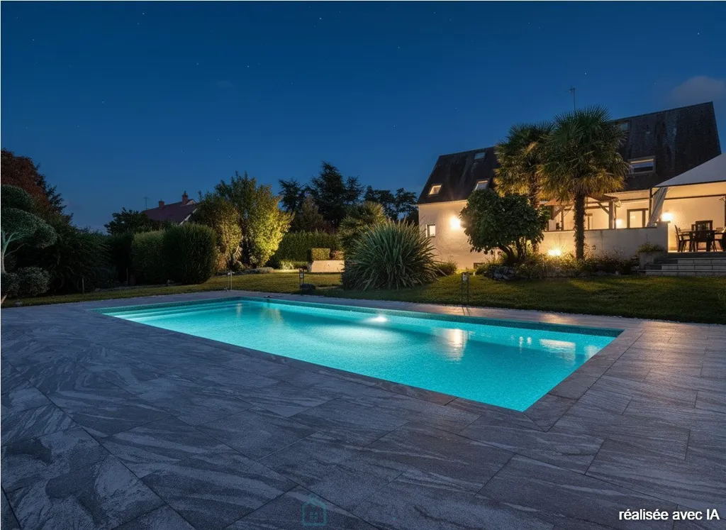 Piscina - Contemporary House with Pool on Amboise Heights