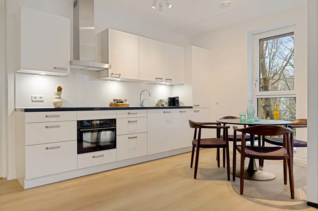Köök - Type A Apartment with Park View in Ede