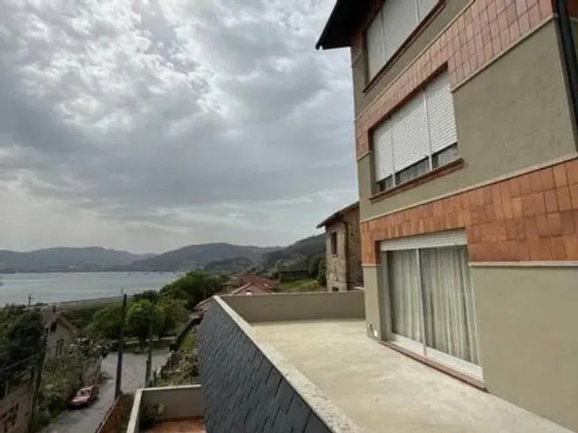 Terraza - Chalet con vistas al mar en Paredes (Vilaboa)