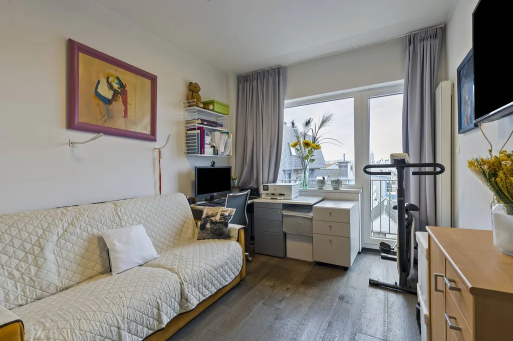 Living Room - Apartment with Panoramic Views in Blankenberge