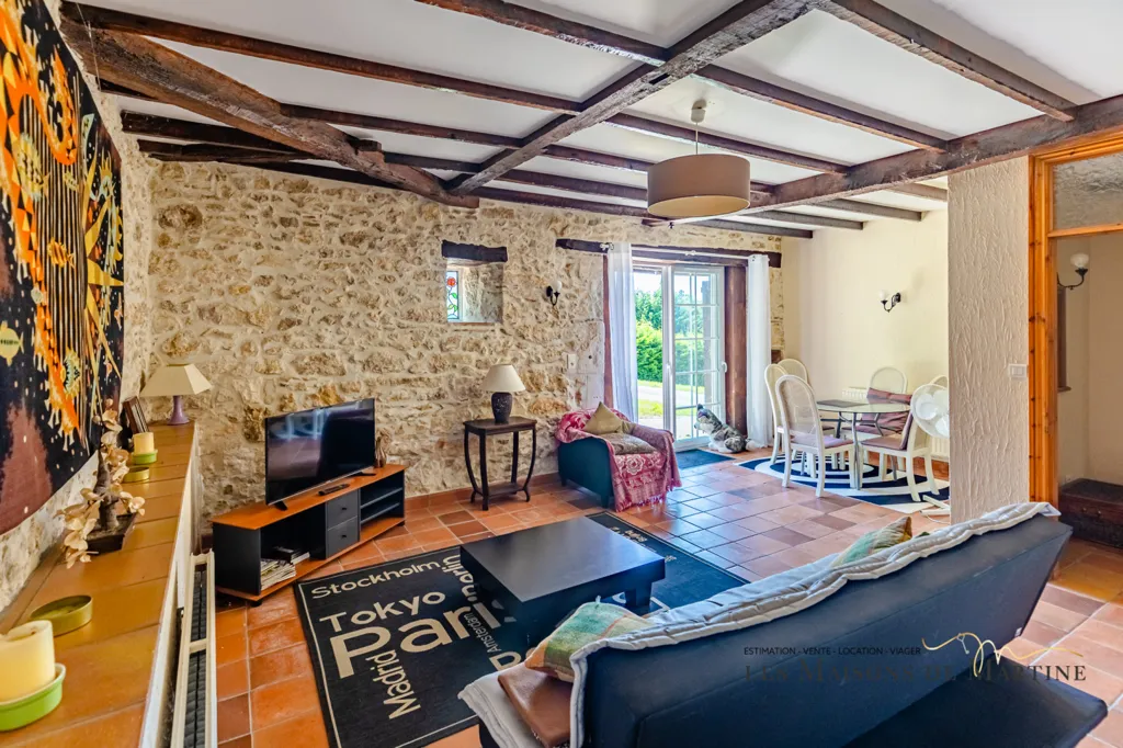 Living Room - Character House with Pool in Mauvezin, Gers