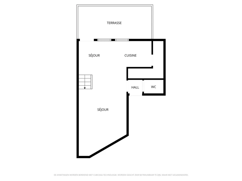 Floor Plan - Duplex with Terrace in Urban Centre