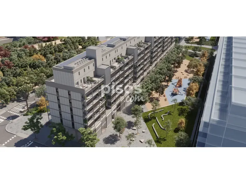 Vue aérienne - Duplex with Terrace in Barcelona