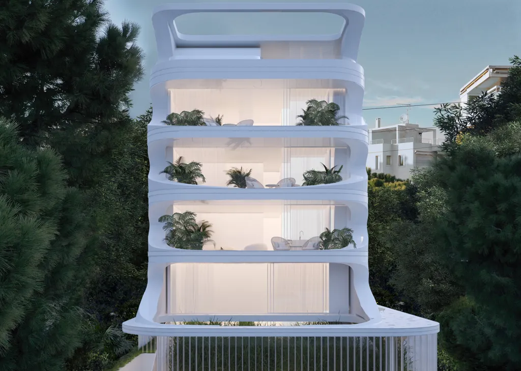 Extérieur - Duplex with Sea View and Pool in Athens