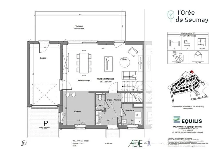 3-bedroom house in BE
