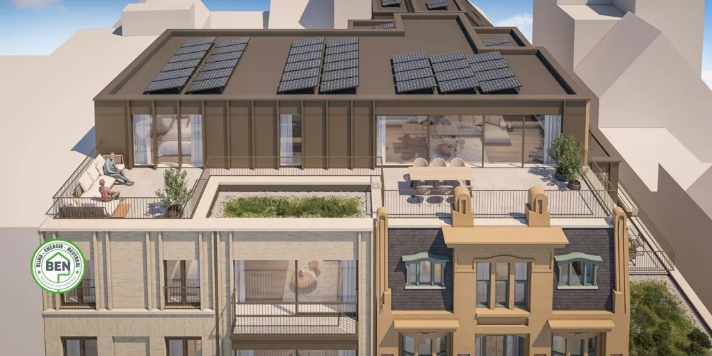 Õhuvaade - Luxury Apartments with Terraces in Ostend Centre
