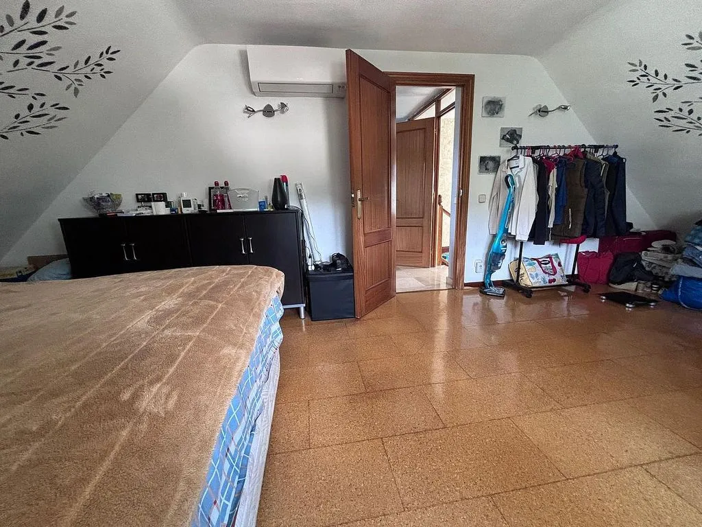 Bedrooms - Chalet with Pool and Terrace in El Boalo