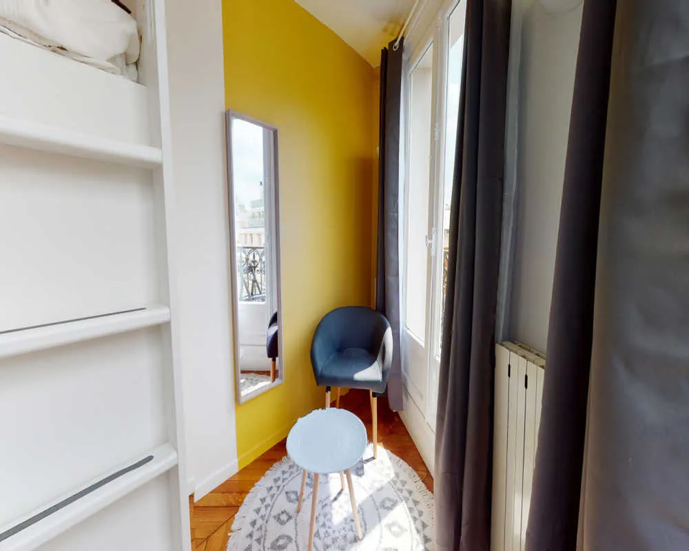 Balcon - Chambre Meublée à Necker, Paris