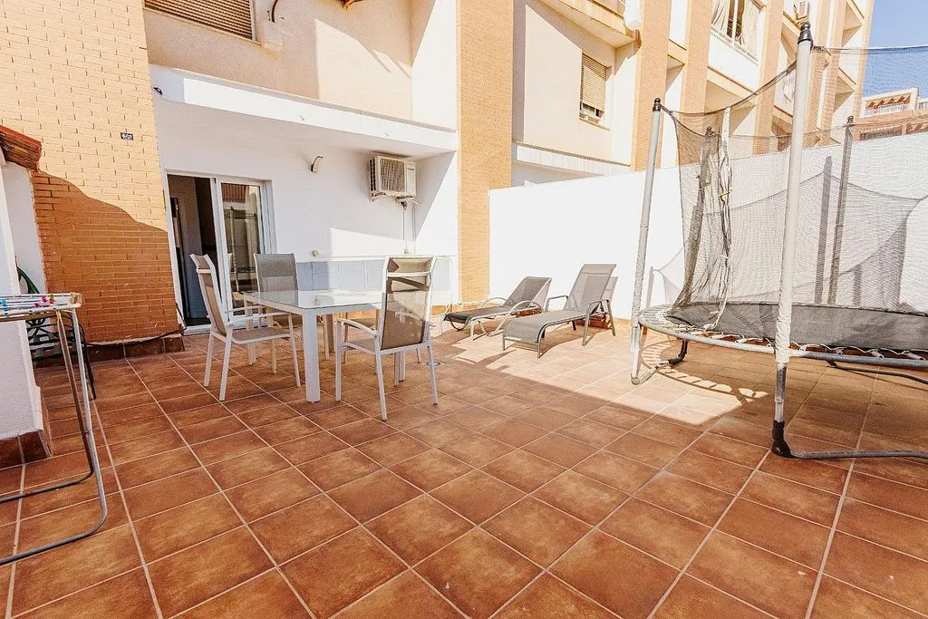 Terrace - Holiday Apartment with Terrace in Torrevieja