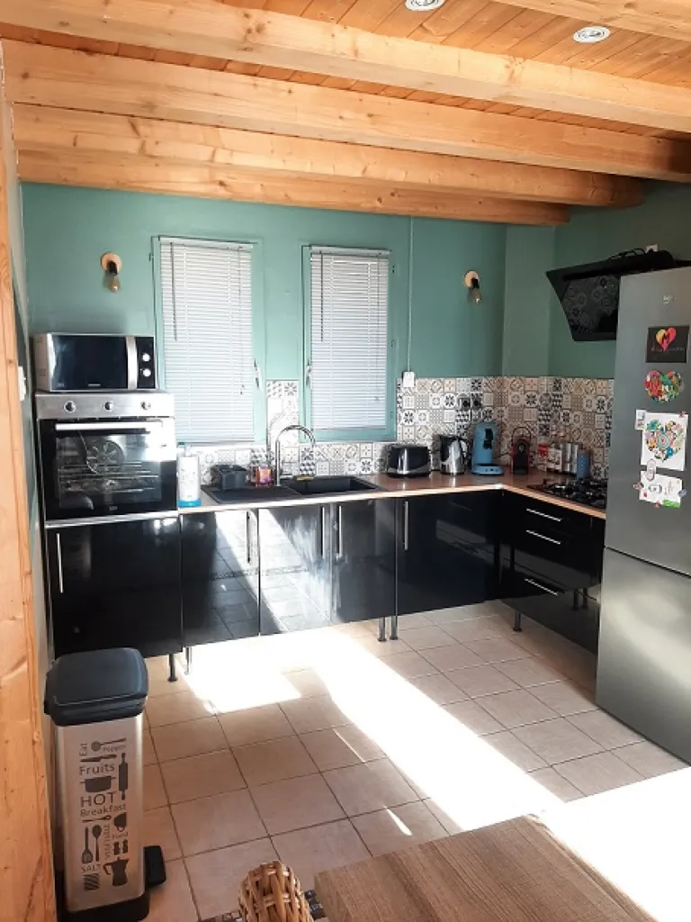 Cuisine - Maison à Ossature Bois avec Jardin à 5 min de Baugy