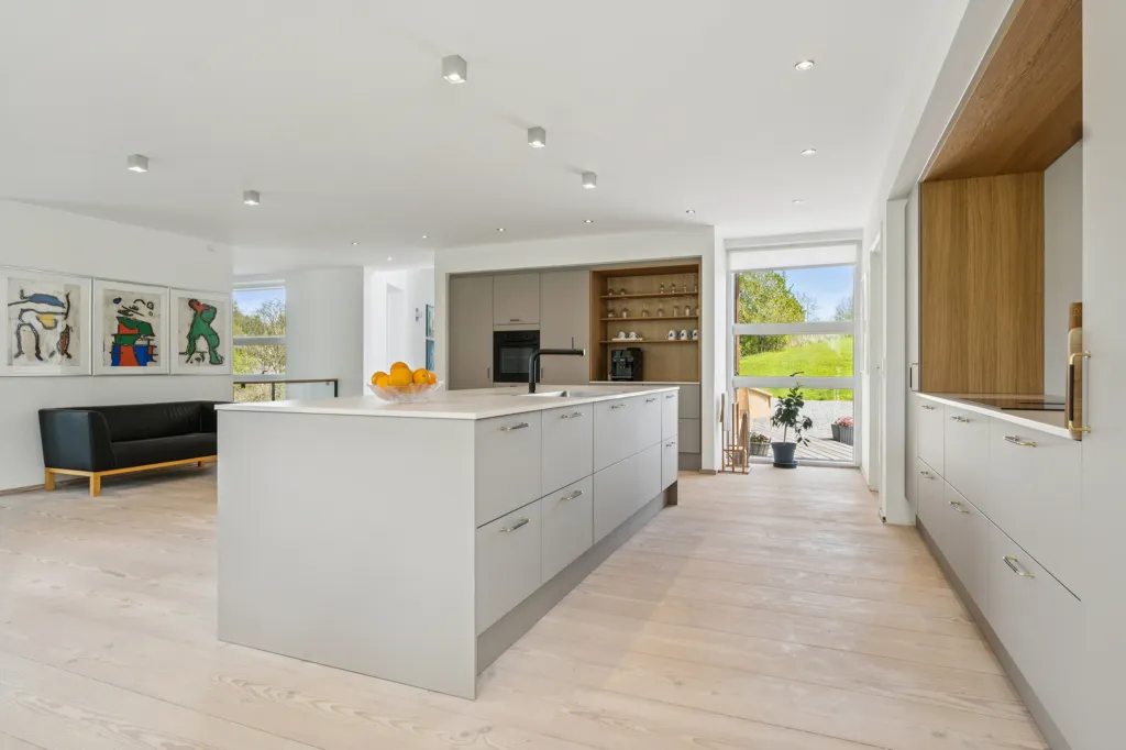 Cuisine - Modern House with Stringent Architecture in Stouby