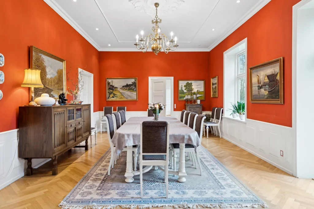 Dining Room - Historic Manor with Garden in Midtsjælland
