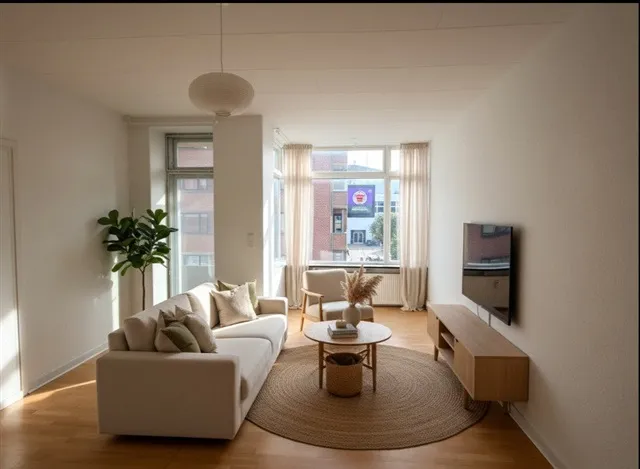 Living Room - 5-Room Apartment with Elevator in Vesterbro