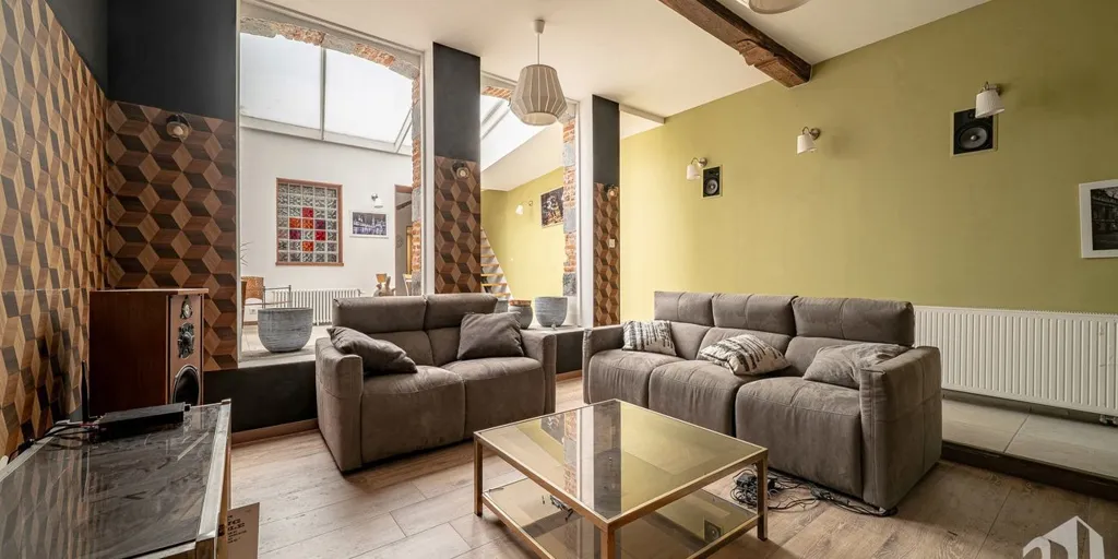 Soggiorno - 8-Bedroom House in Tournai