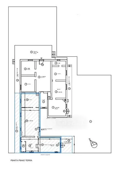 Plan - Villa with Sea View in Policoro