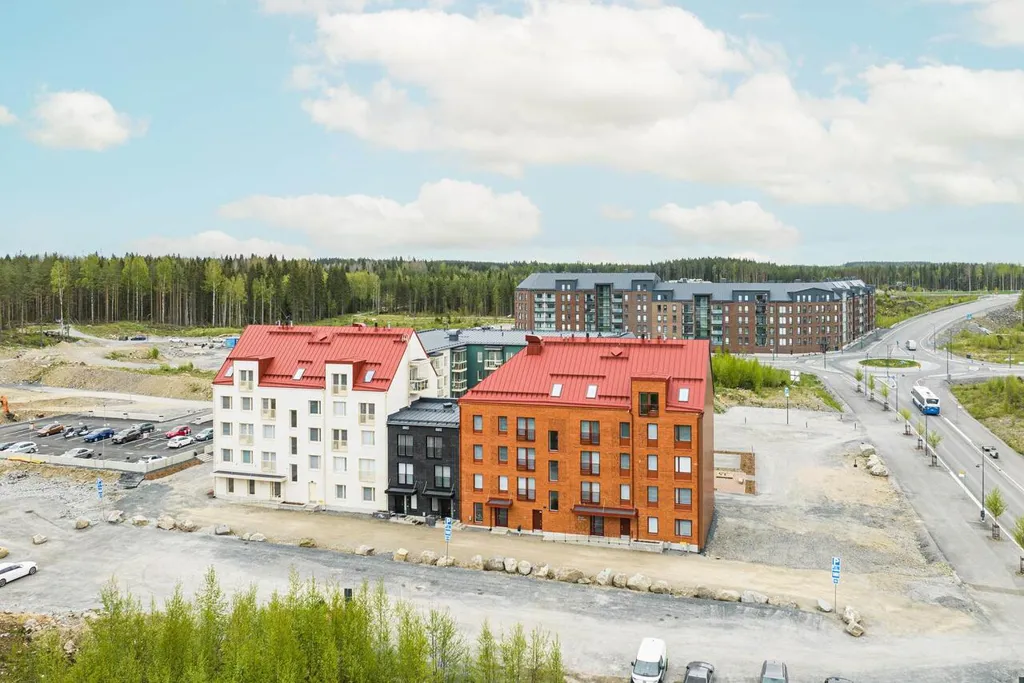 Õhuvaade - Modern Studio with Balcony in Lamminrakka