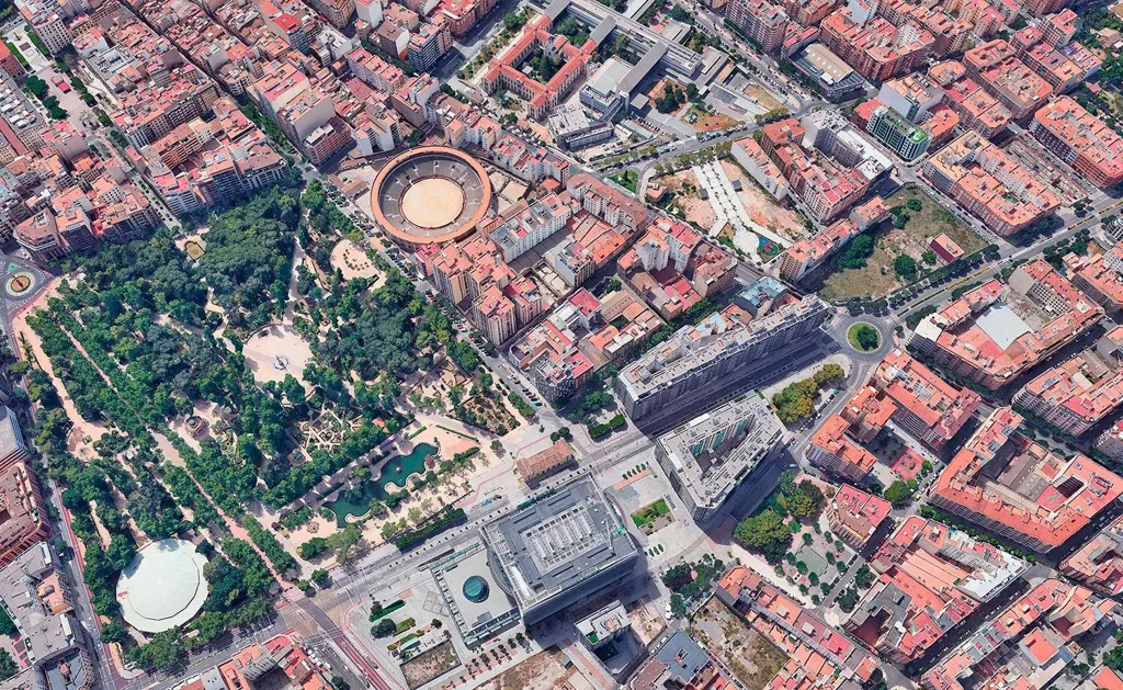 Aerial - Modern Flat with Gym and Spa in Castellón