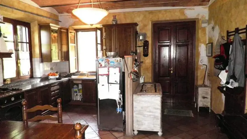 Köök - Casale with Two Apartments in Rosignano Marittimo