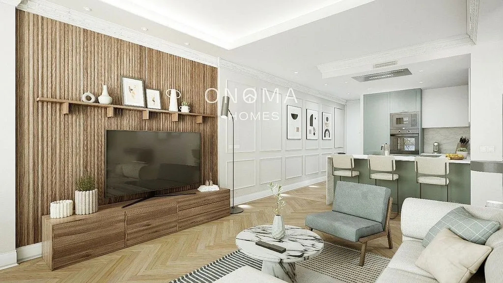 Séjour - Apartment with Garage in Chamberí, Madrid