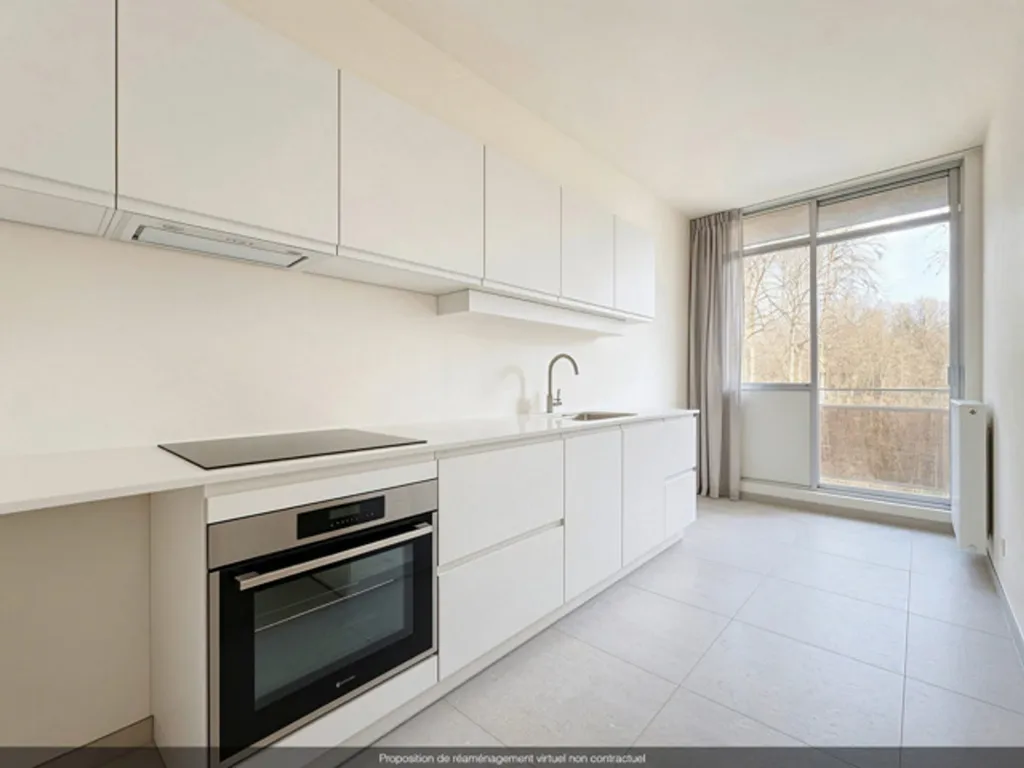 Kitchen - Duplex and Studio with Terraces in Jette