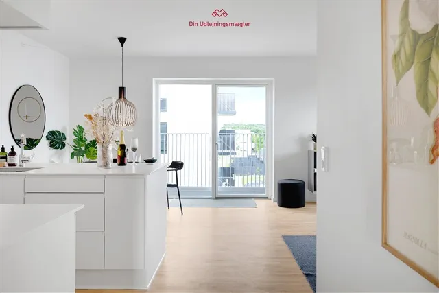 Kitchen - Apartment with West-Facing Terrace in Aalborg