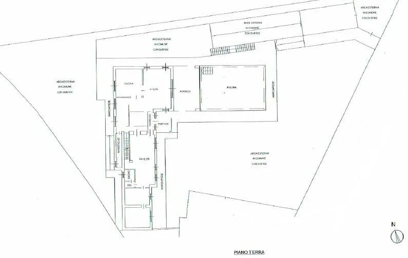 Plan - Contemporary Villa with Pool in Cassano Magnago
