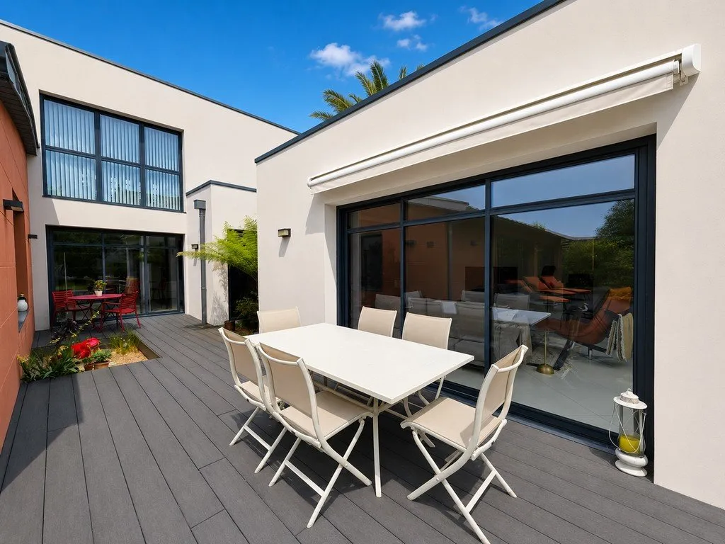 Terrass - Architectural House with Pool in Pont L'Abbé