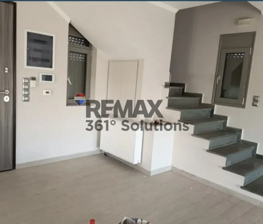 Living Room - Apartment with Sea View in Drapetsona