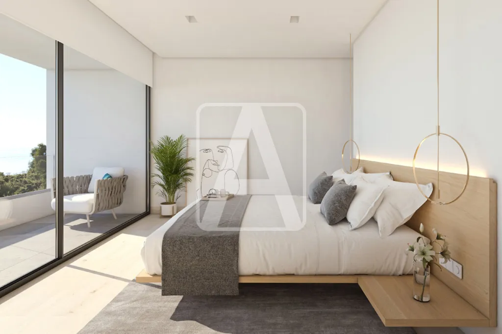 Bedrooms - Luxury Villa with Sea Views in Altea