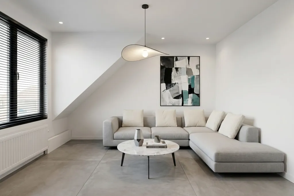 Séjour - Appartement avec Jardin au Rez-de-Chaussée à Gooreind