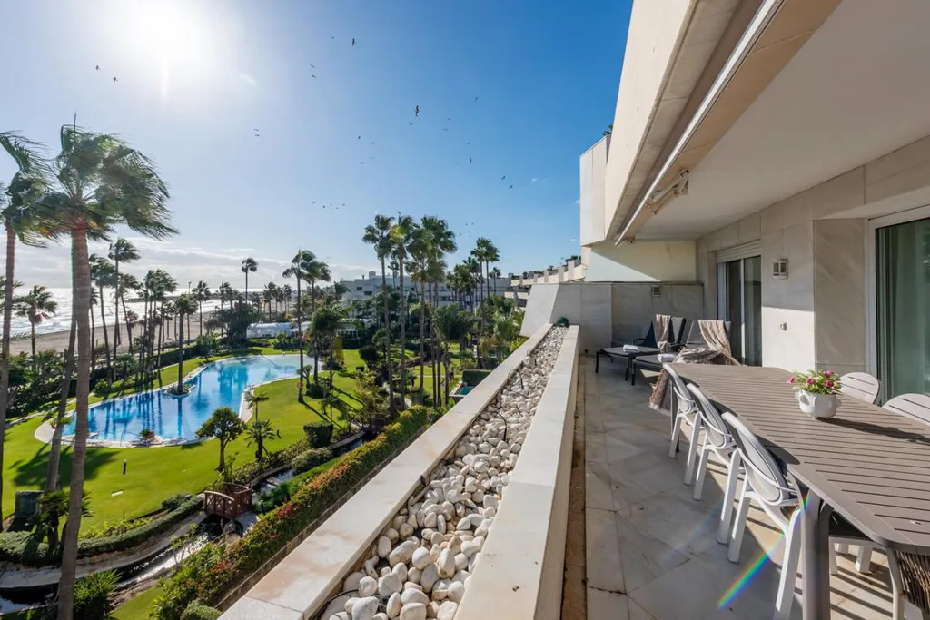 Terrasse - Duplex Penthouse with Sea Views in Puerto Banús