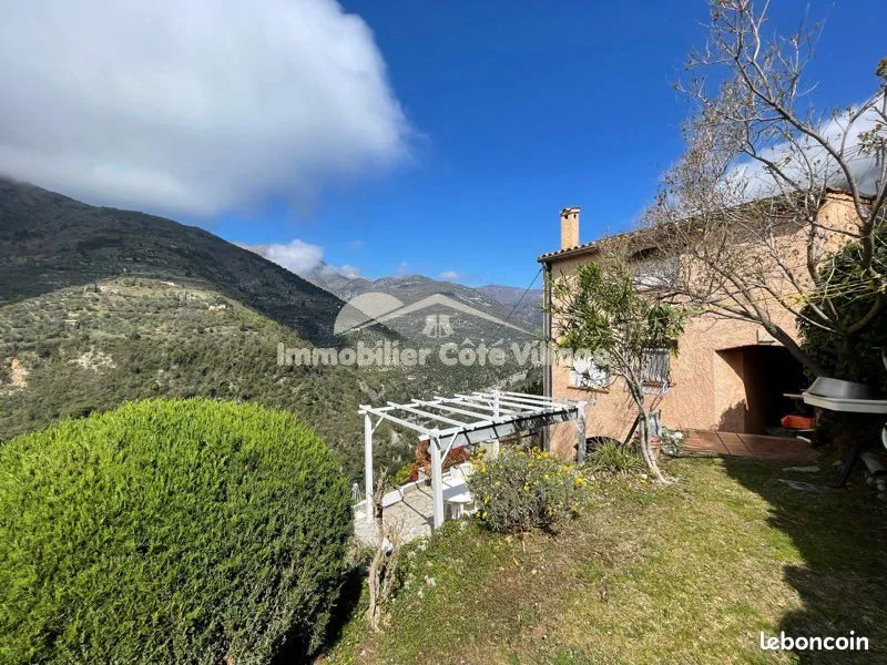 Jardin - Villa avec Vue Montagne à Breil-sur-Roya