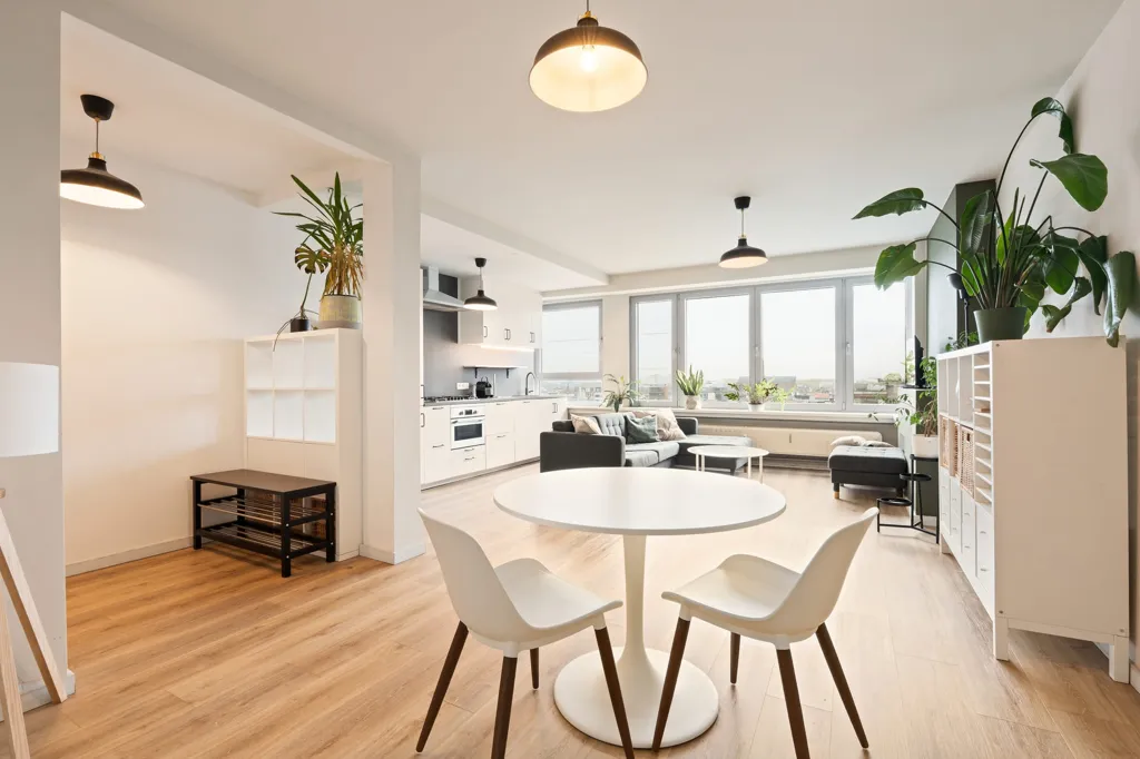 Dining Room - Renovated Flat with Terrace in Central Antwerp