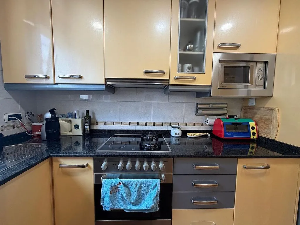 Cucina - Bright Apartment with Air Conditioning in Sant Pere