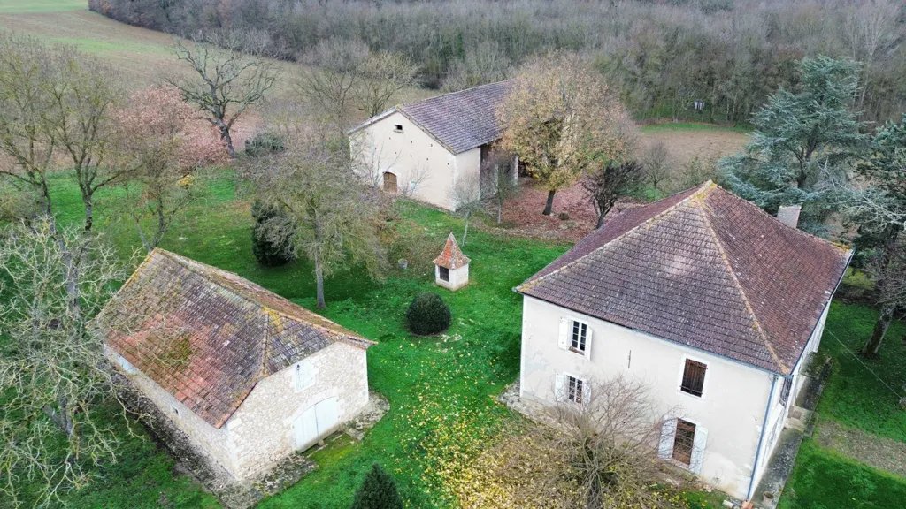 Õhuvaade - Maison de Maître with Dependent Buildings in Mauvezin